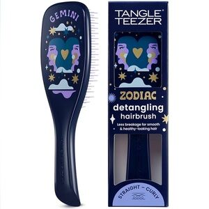 Tangle Teezer Zodiac Ultimate Detangler Hairbrush for Wet & Dry Hair, Gemini
